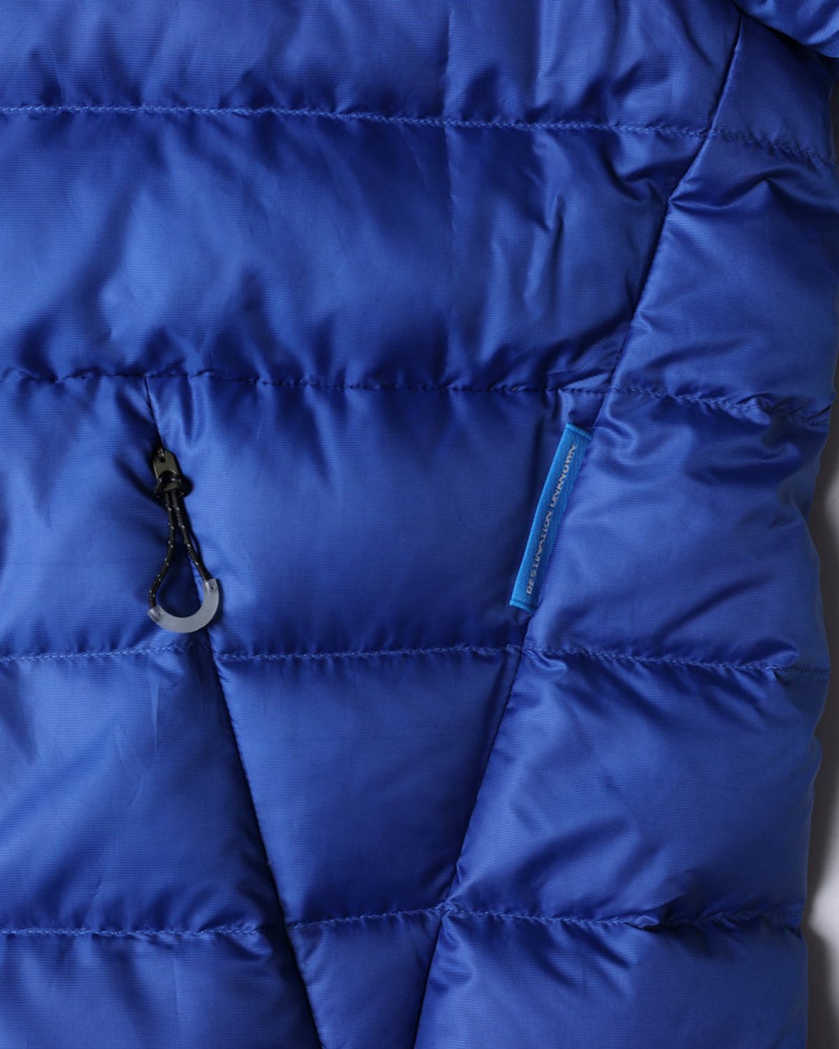 찬스클로딩(CHANCE CLOTHING) DOWN HALF ZIP HOODIE - BLUE