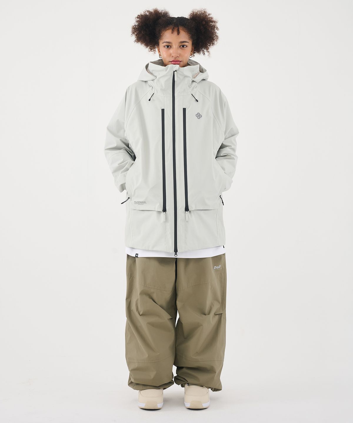 돌아우터웨어(DOLL OUTERWEAR) 2526 레귤러 팬츠 KHAKI 남녀공용