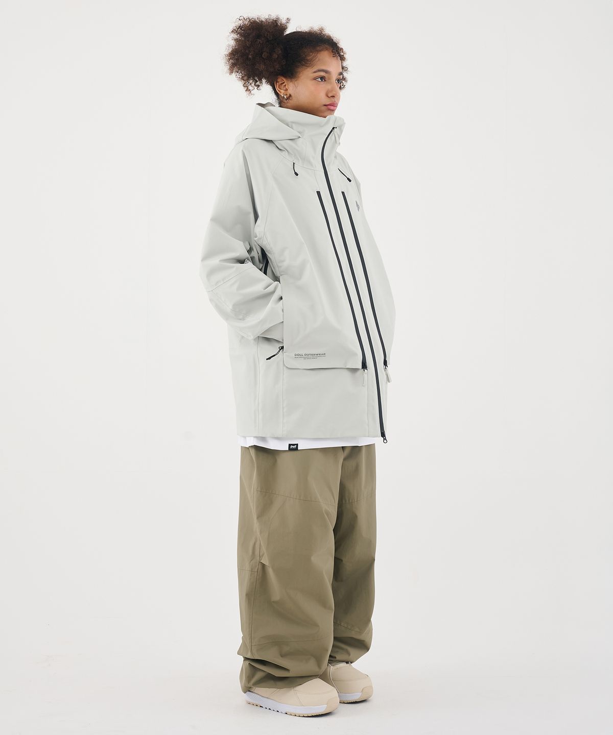 돌아우터웨어(DOLL OUTERWEAR) 2526 레귤러 팬츠 KHAKI 남녀공용