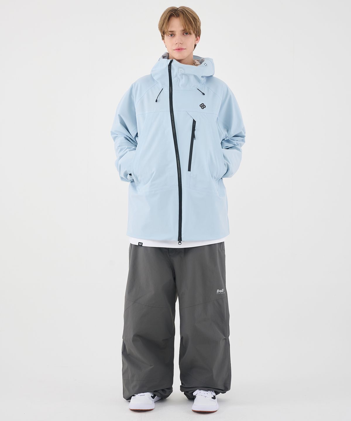 돌아우터웨어(DOLL OUTERWEAR) 2526 레귤러 팬츠 GRAY 남녀공용