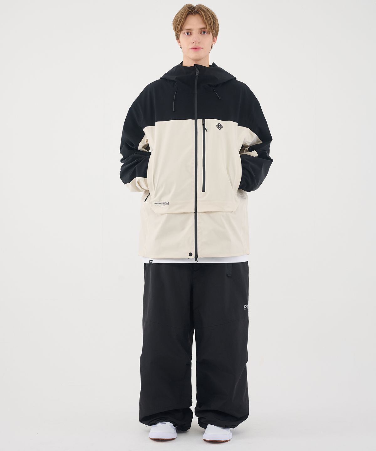 돌아우터웨어(DOLL OUTERWEAR) 2526 레귤러 팬츠 BLACK 남녀공용