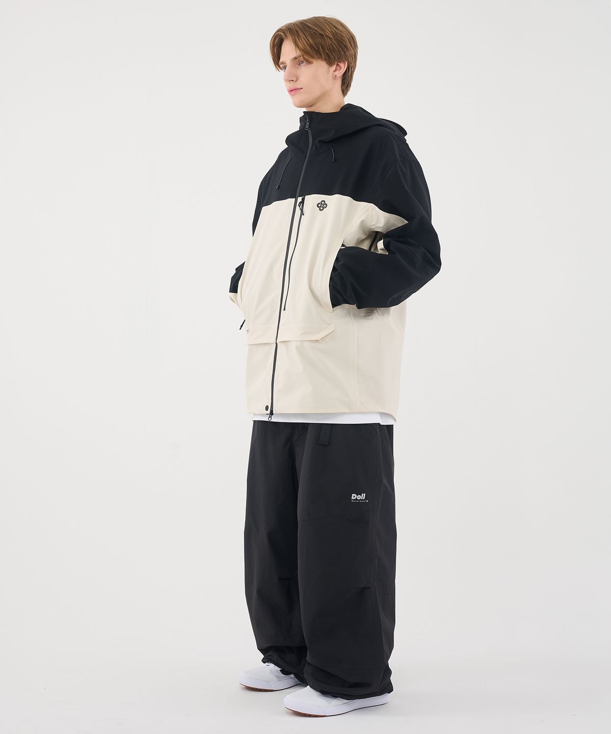 돌아우터웨어(DOLL OUTERWEAR) 2526 레귤러 팬츠 BLACK 남녀공용