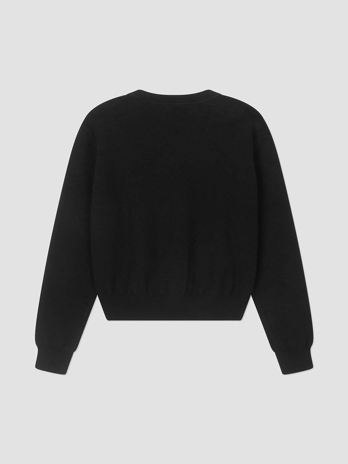 앤하츠(ANNEHEARTS) Logoplay Knit Cardigan Black