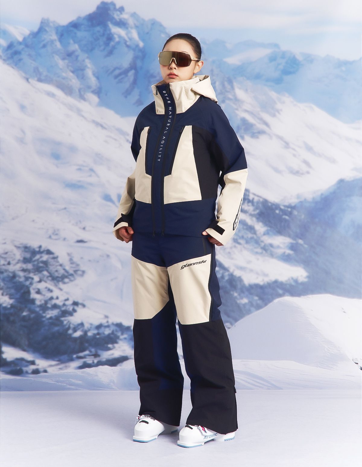 글렌스키(GLENNSKI) 26 TP Q Set - Navy