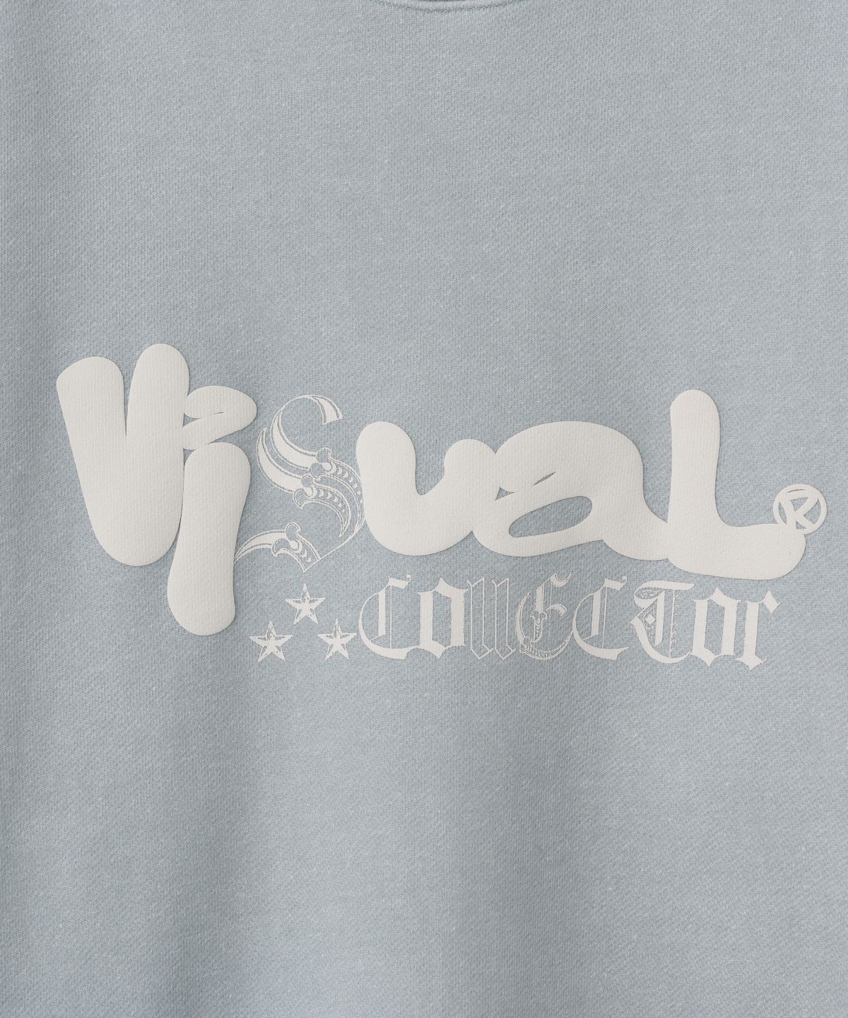 비주얼 컬렉터(VISUAL COLLECTOR) 피그먼트 아트워크 스웻셔츠 [빈티지 블루]