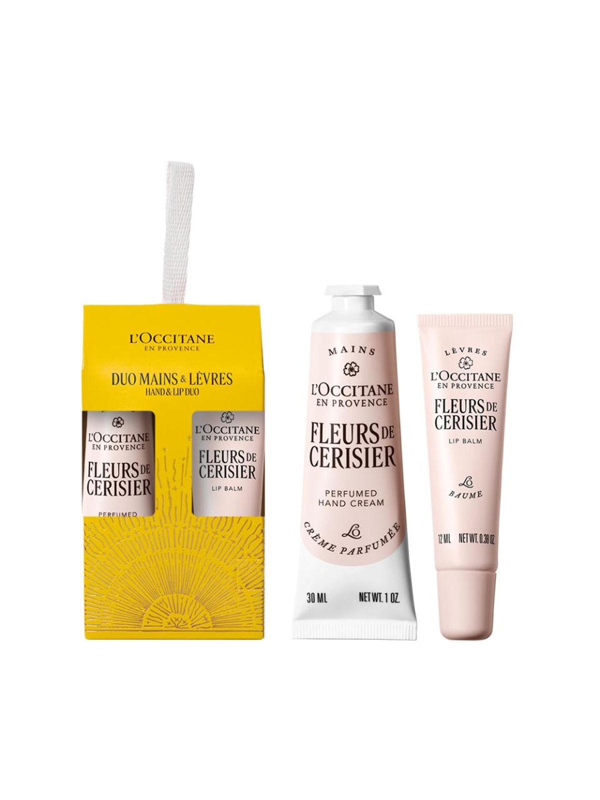록시땅(LOCCITANE) 2025 홀리데이 체리블라썸 핸드&립 듀오
