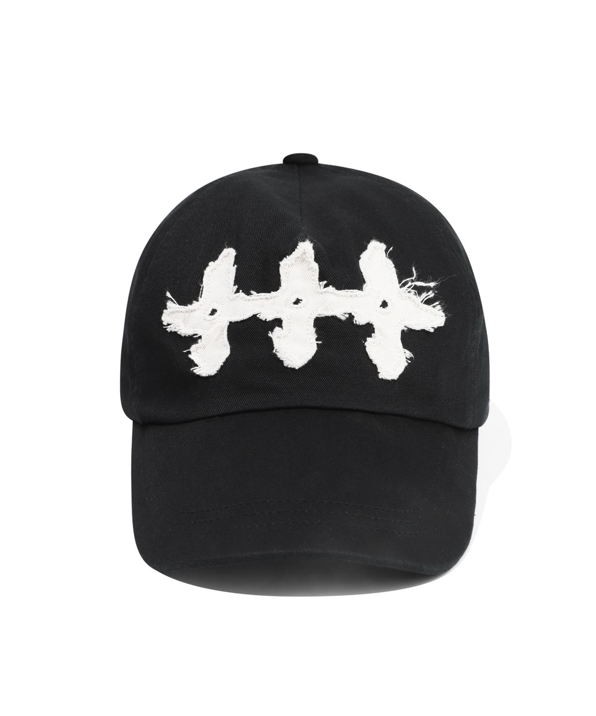 낫포너드(NOT4NERD) 444 Logo Patch Ball Cap - Black