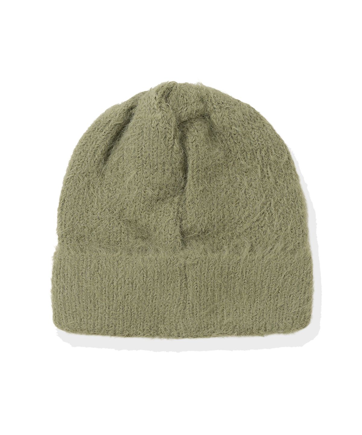 낫포너드(NOT4NERD) Long Cuff Badge Beanie - Light Khaki
