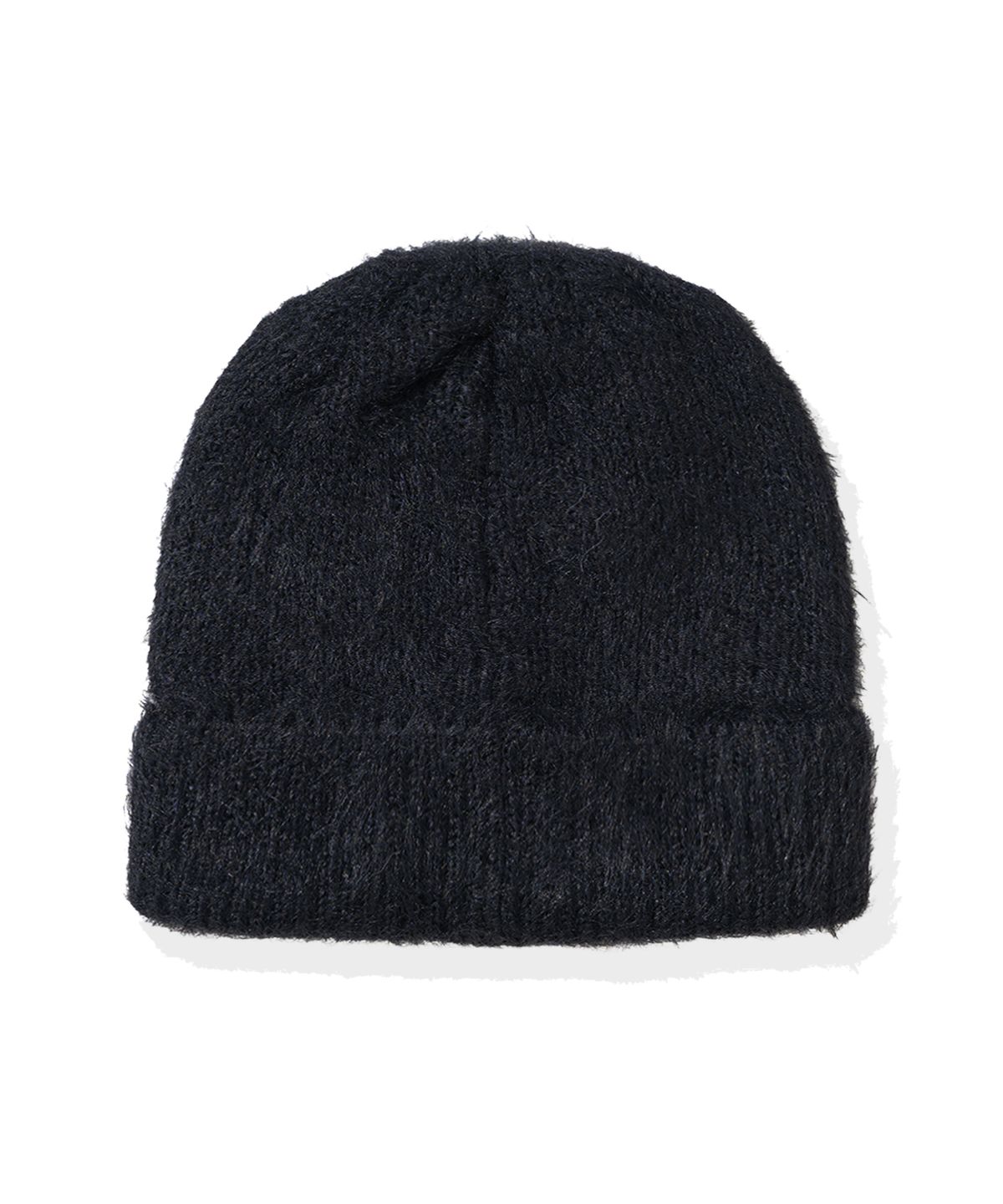 낫포너드(NOT4NERD) Long Cuff Badge Beanie - Black