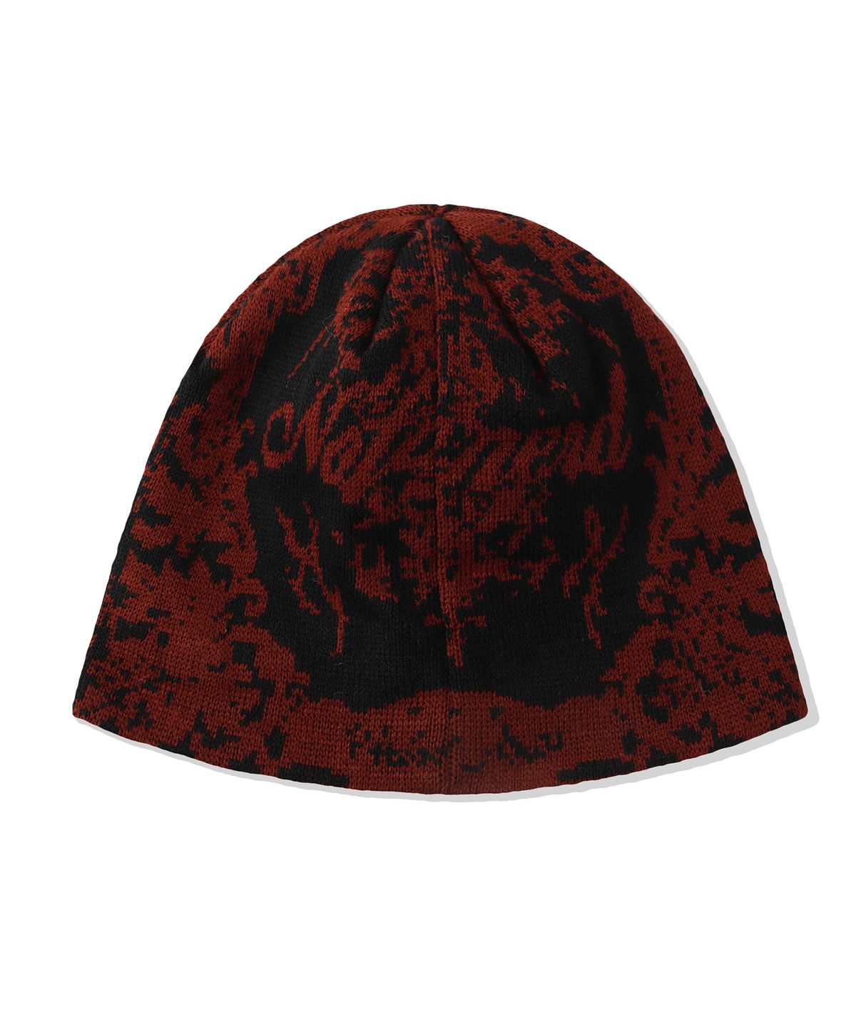 낫포너드(NOT4NERD) Veiled Currency Jacquard Beanie - Red
