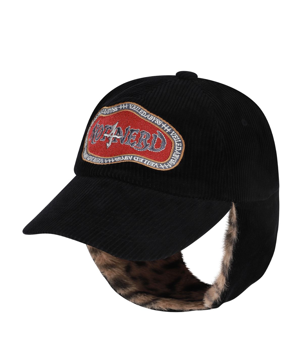낫포너드(NOT4NERD) Abyss Crest Ear Flap Cap - Black