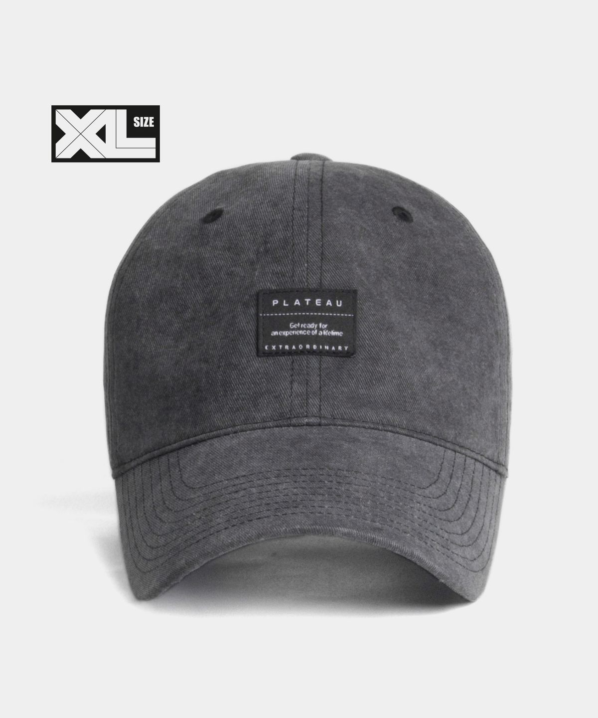 플래토(PLATEAU) 빅사이즈 볼캡 XL BASIC CAP DARK GREY