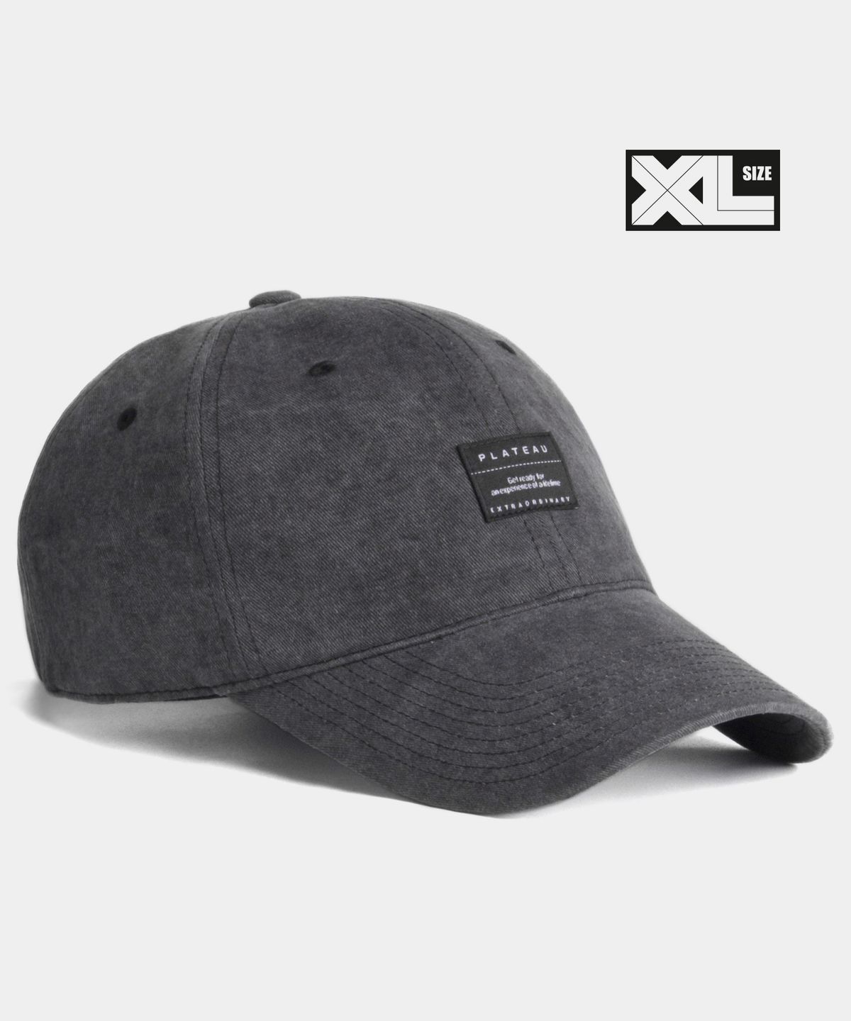 플래토(PLATEAU) 빅사이즈 볼캡 XL BASIC CAP DARK GREY