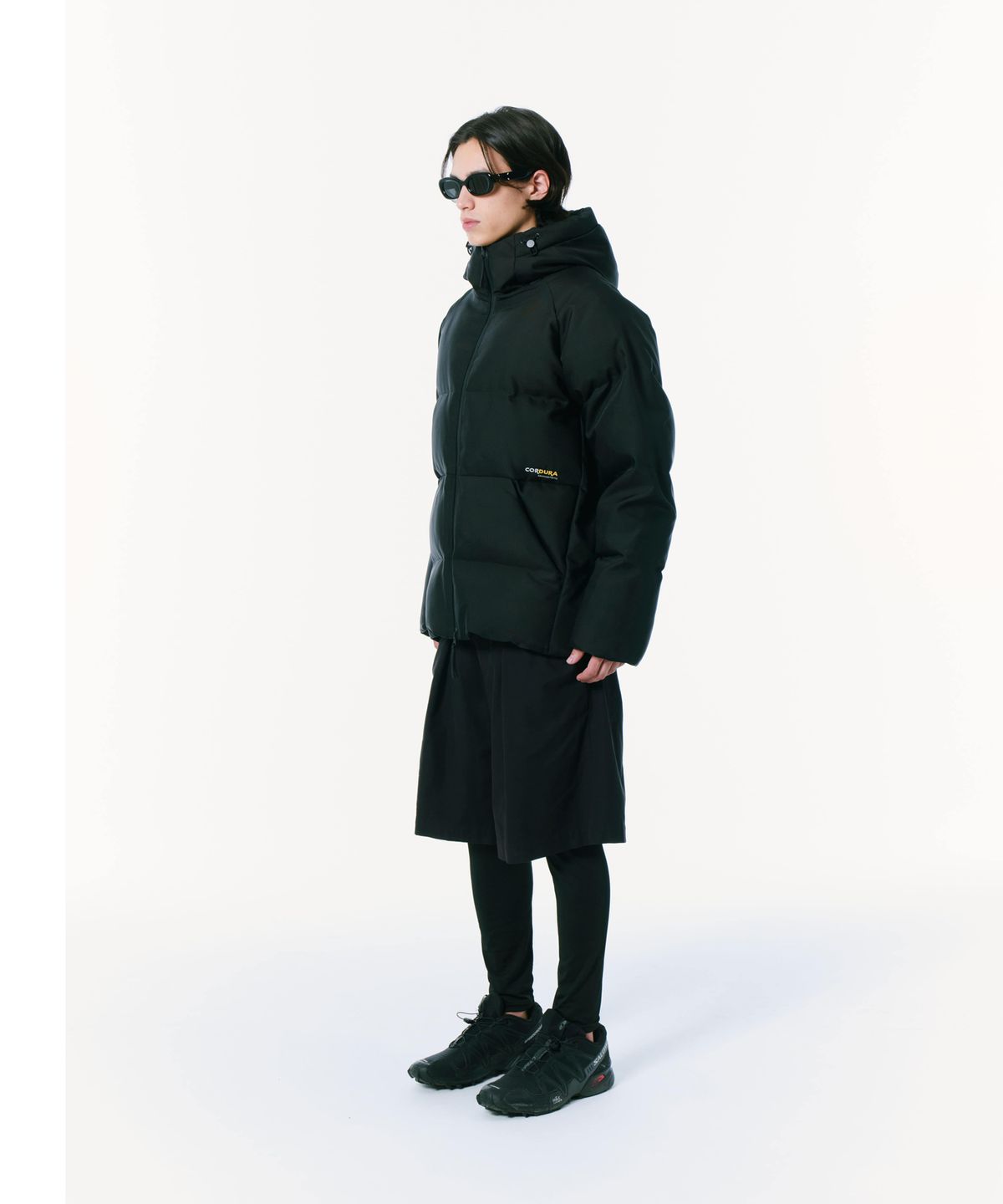 밀라코드(MILACODE) Cordura Hoodie Padding (3M Featherless) Semi Over Fit (BLACK)