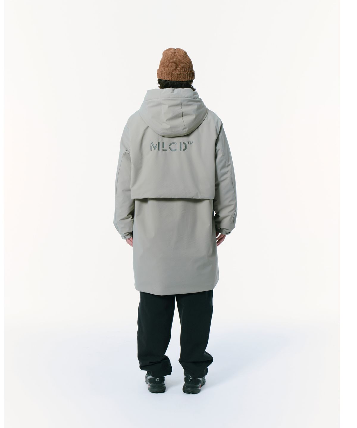 밀라코드(MILACODE) Utility Long Anorak Padding (3M Featherless) Over Fit (LIGHT GREEN)