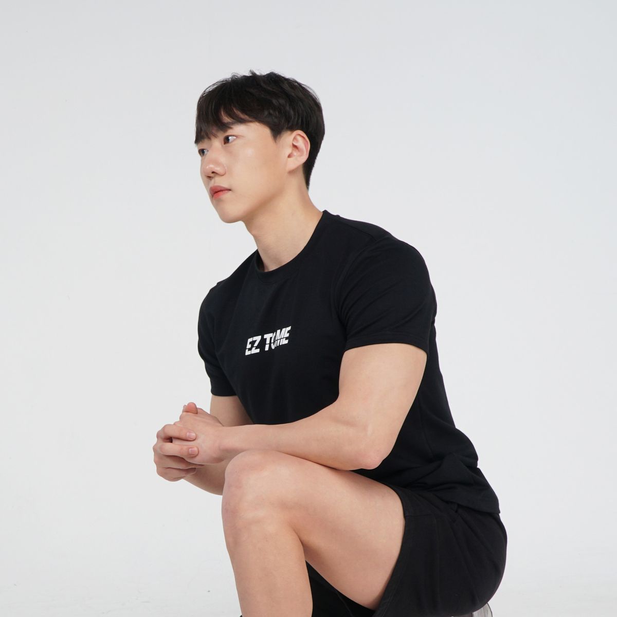 이지투미(EZTOME) 데일리 쿨에버 머슬핏 반팔