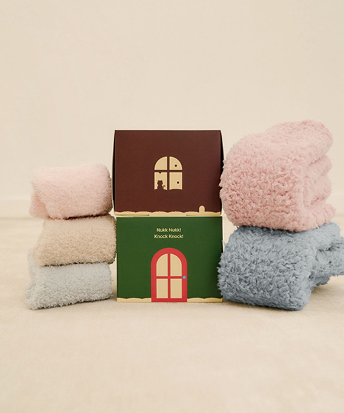 마른파이브(MARN5) [2-pack] 넉넉 하우슬립 수면양말_4colors