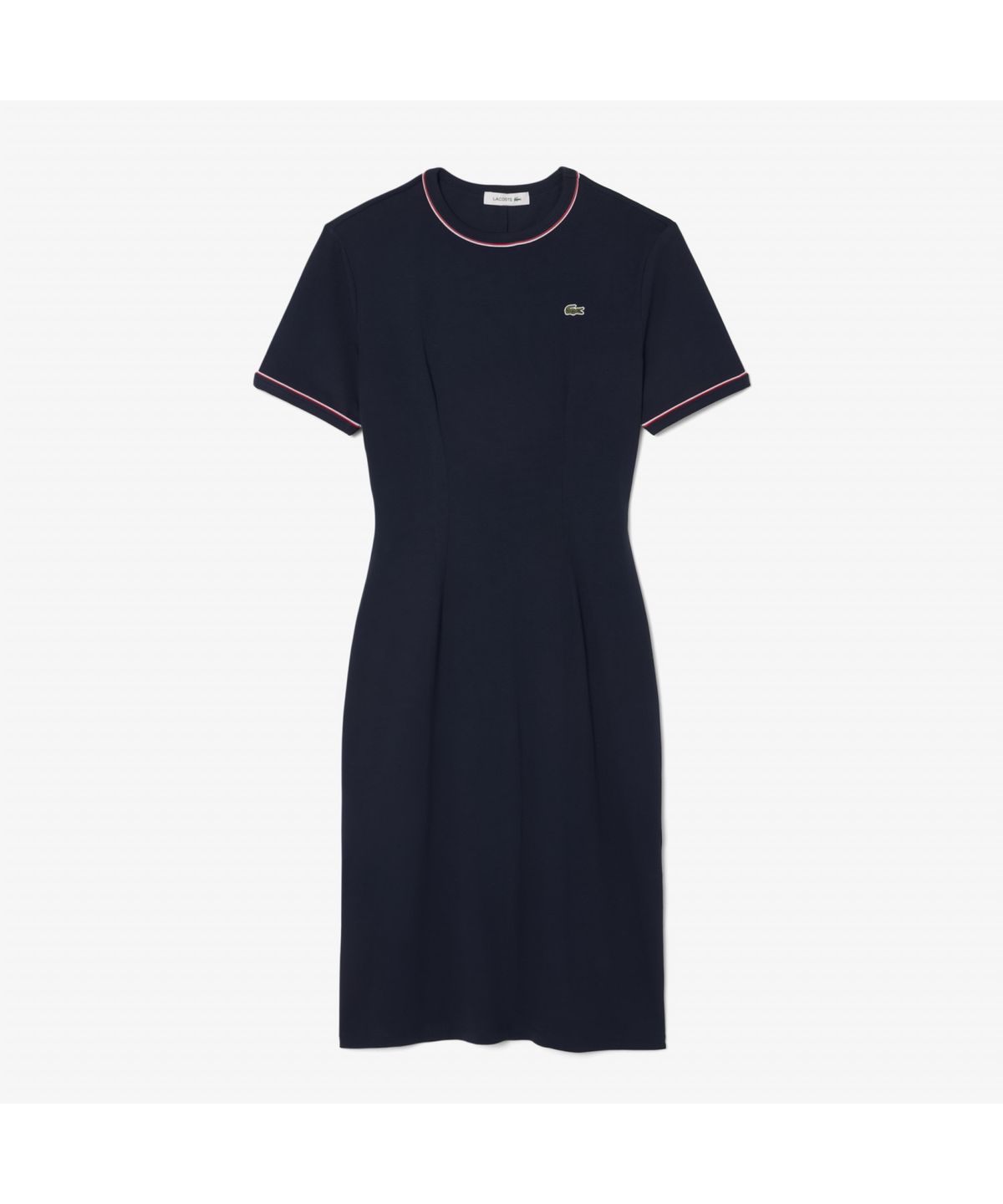 라코스테(LACOSTE) 여성 에센셜 핏앤플레어 티셔츠 드레스 EF9988-55G GWI