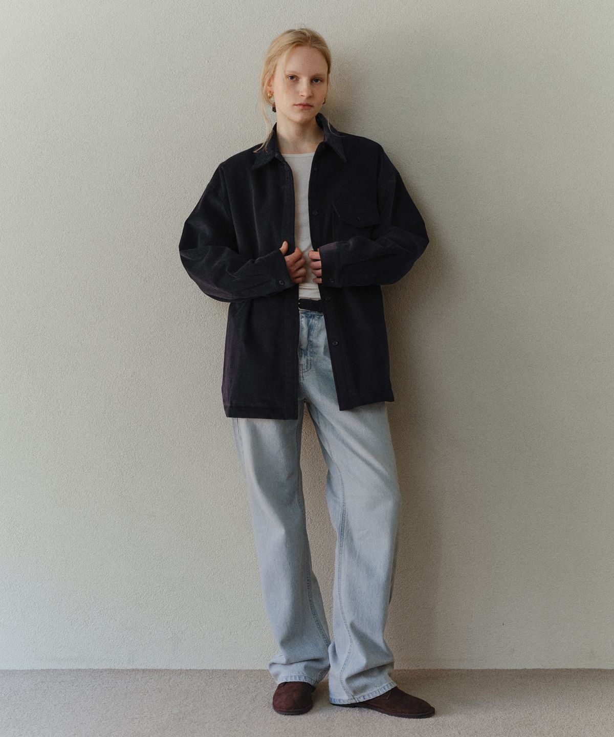 유라고(URAGO) Corduroy padded shirts