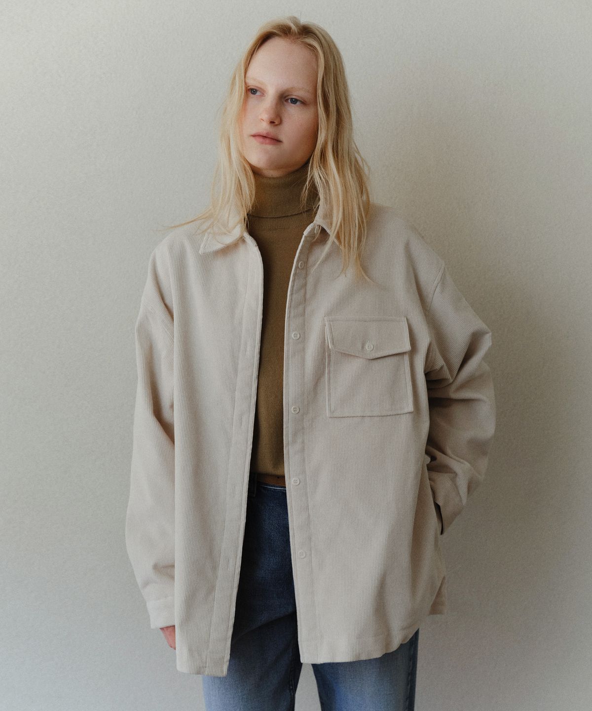 유라고(URAGO) Corduroy padded shirts