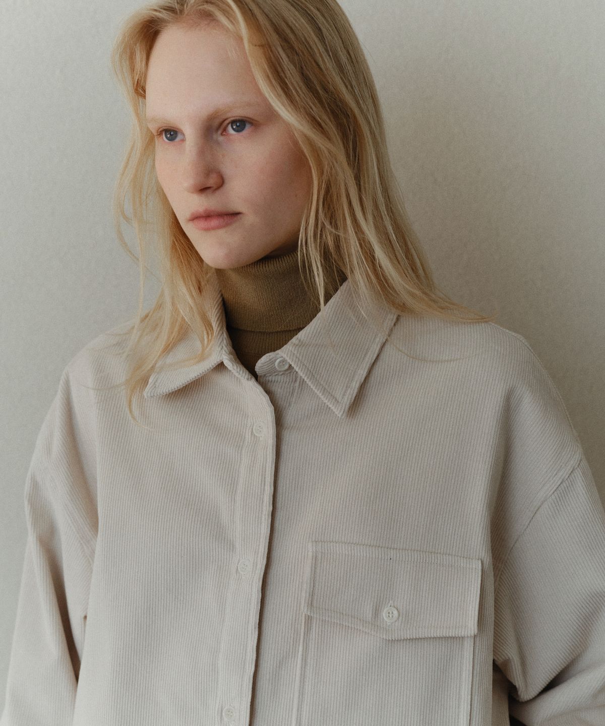 유라고(URAGO) Corduroy padded shirts