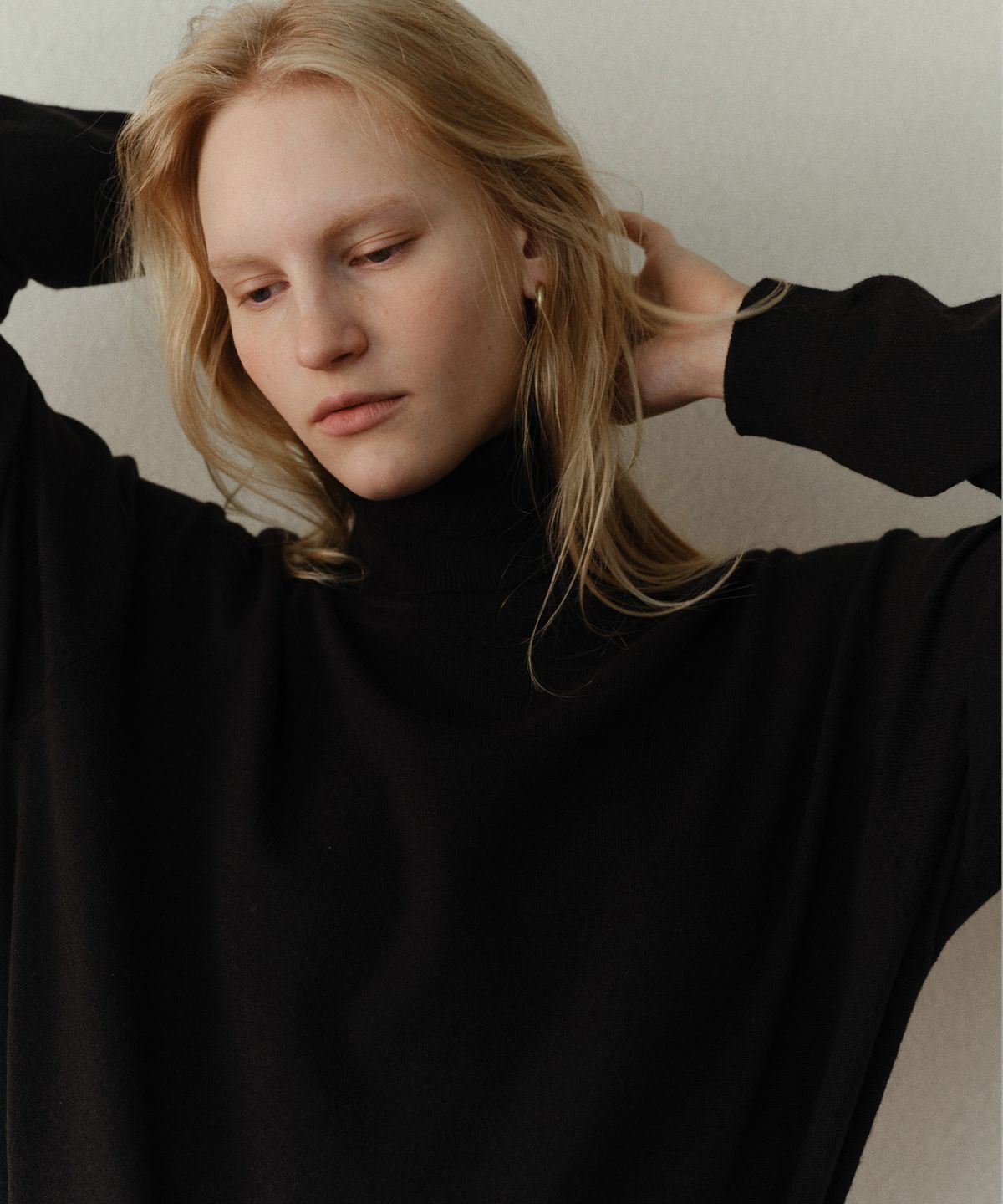 유라고(URAGO) Washable turtleneck knit