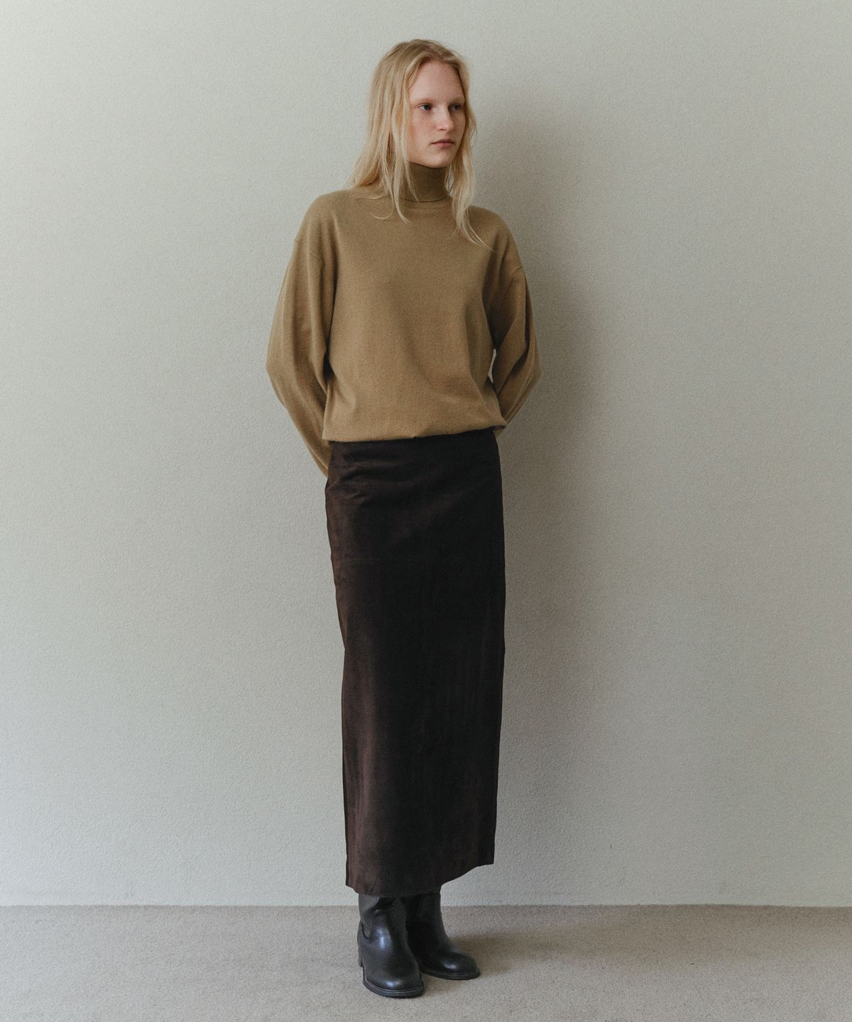 유라고(URAGO) Washable turtleneck knit