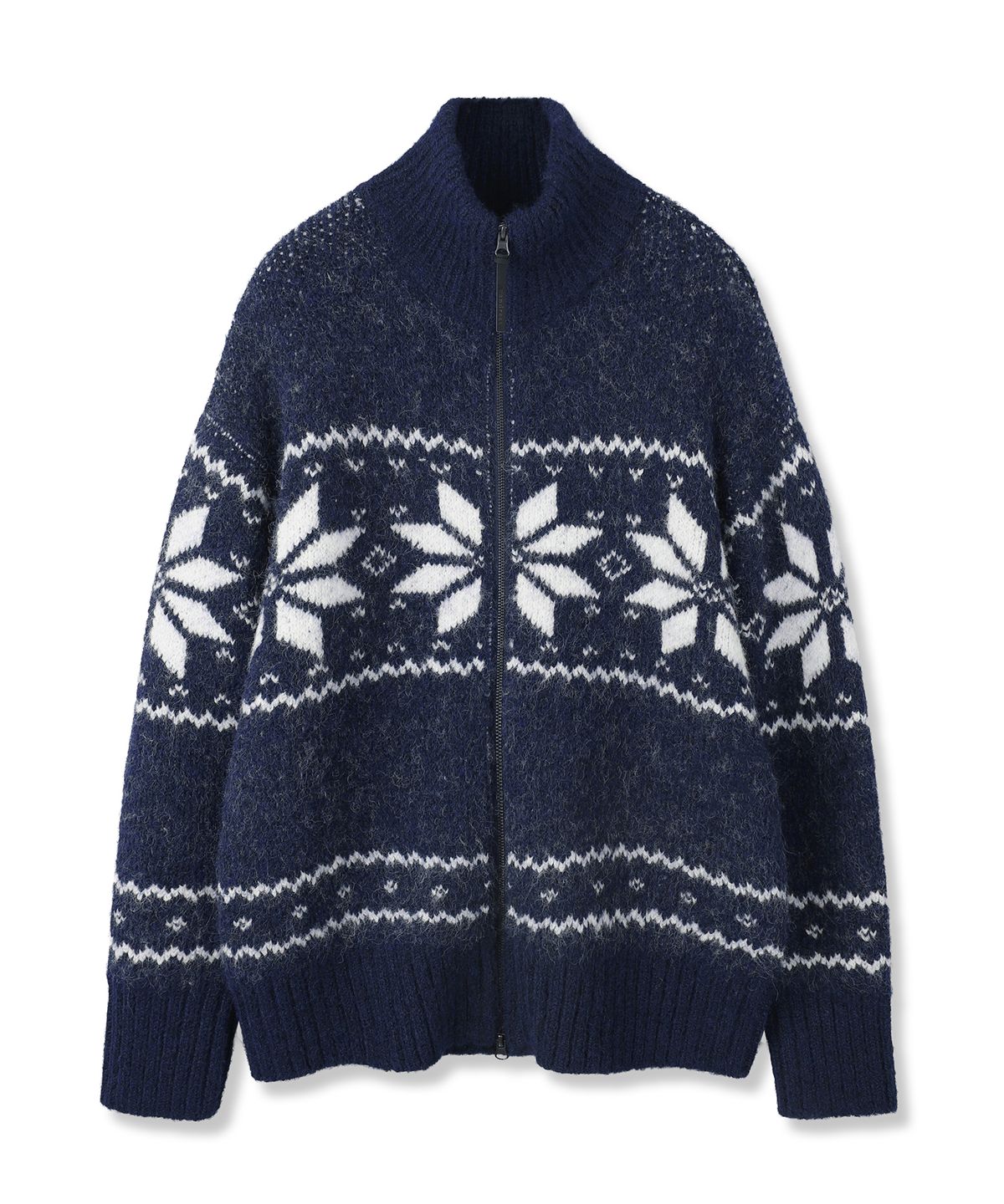 어반드레스(AVANDRESS) Snowfield Jacquard Knit Zip-up_5Colors