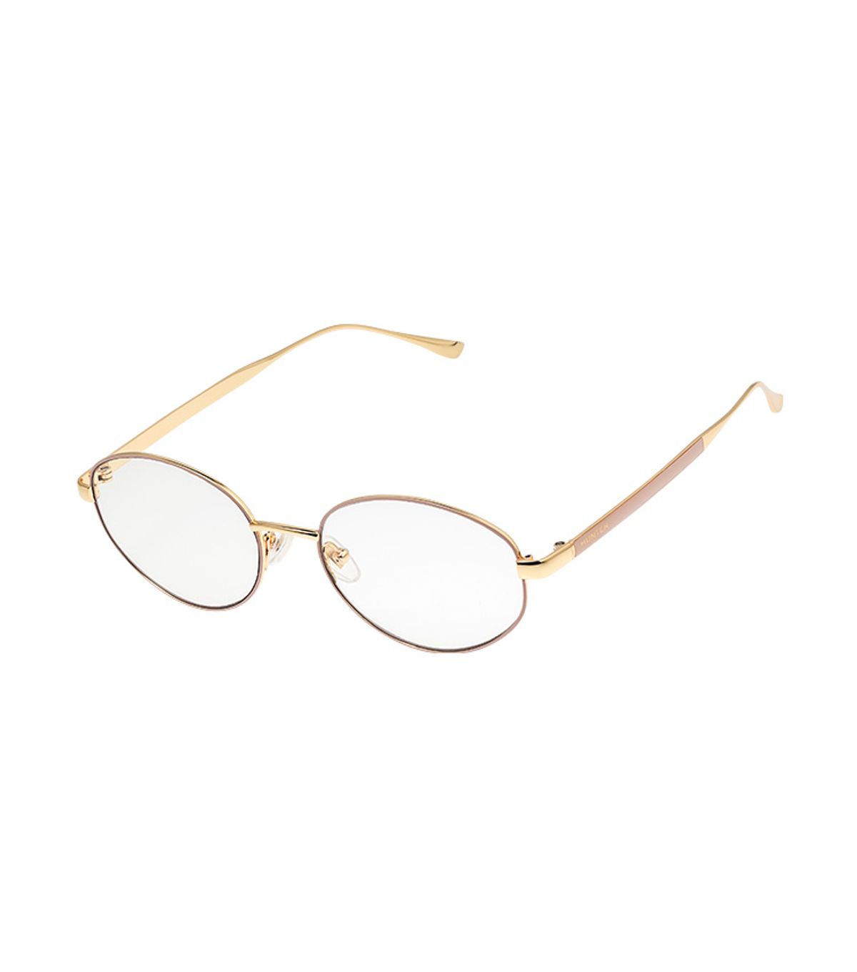 헌터 아이웨어(HUNTEREYEWEAR) [WOMAN] 라운드 빈티지 티타늄 안경 - 핑크 HTB26