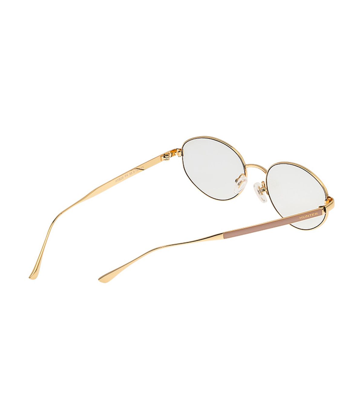 헌터 아이웨어(HUNTEREYEWEAR) [WOMAN] 라운드 빈티지 티타늄 안경 - 핑크 HTB26