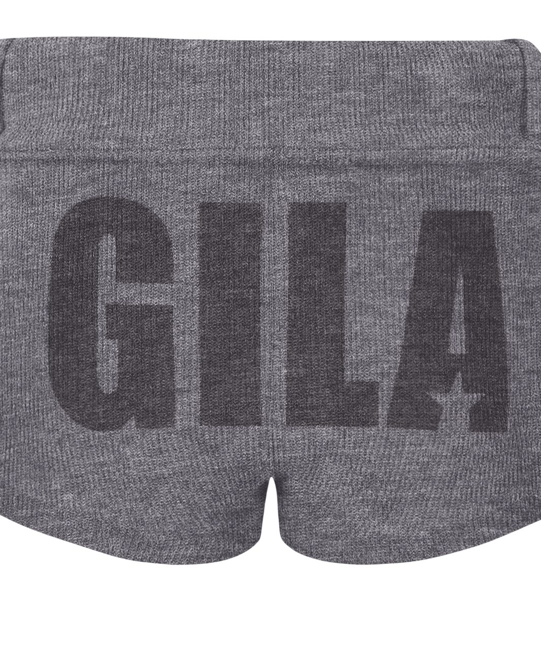 길라아카이브(GILAARCHIVE) BOLD LOGO POCKET KNIT SHORTS_GREY