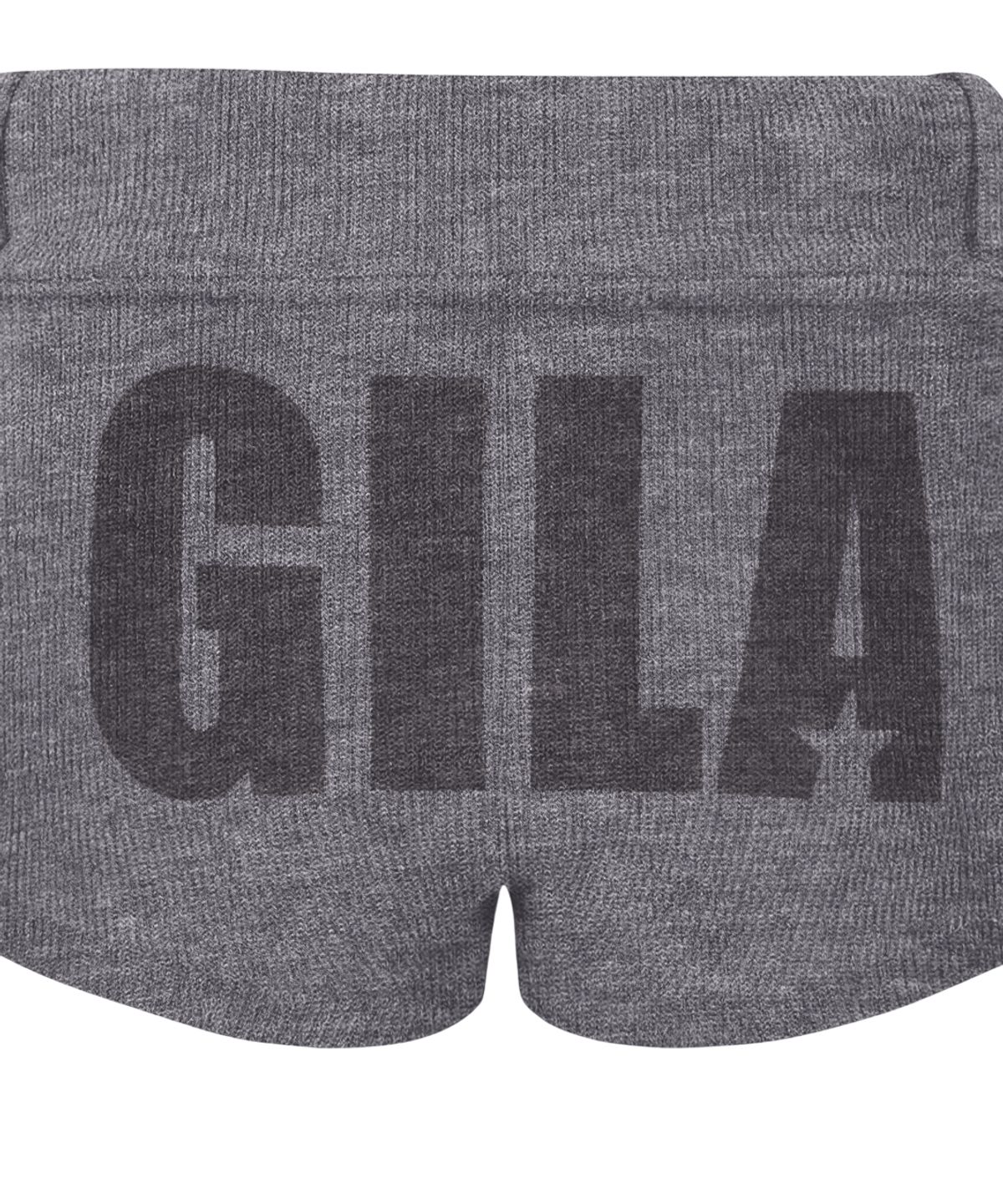 길라아카이브(GILAARCHIVE) BOLD LOGO POCKET KNIT SHORTS_GREY
