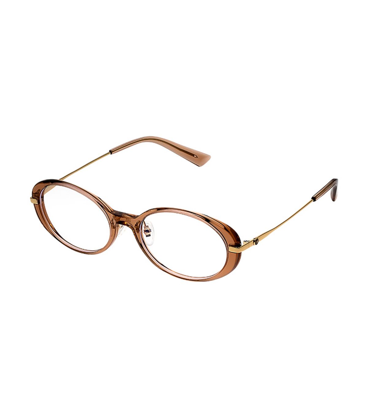 헌터 아이웨어(HUNTEREYEWEAR) [WOMAN] 라운드 콤비네이션 클립온 선글라스 - 브라운 HTB27