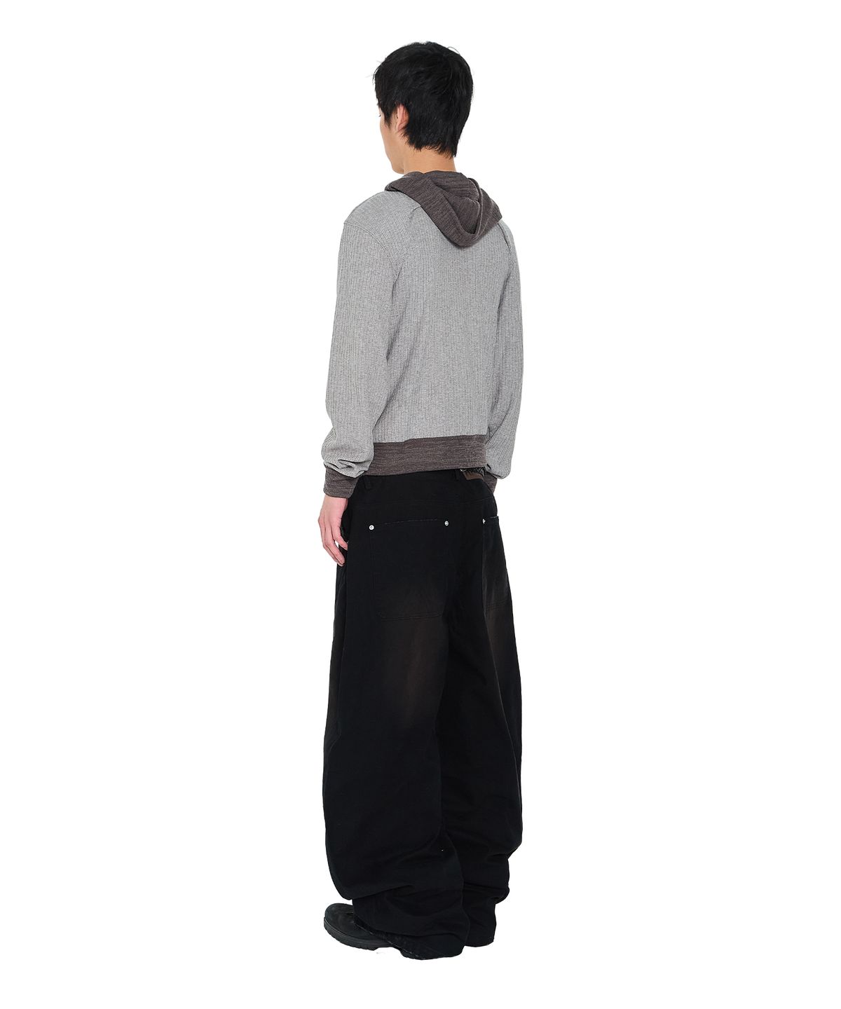 아캄(AAKAM) CROS2 Contrast Button Hoodie (Gray)