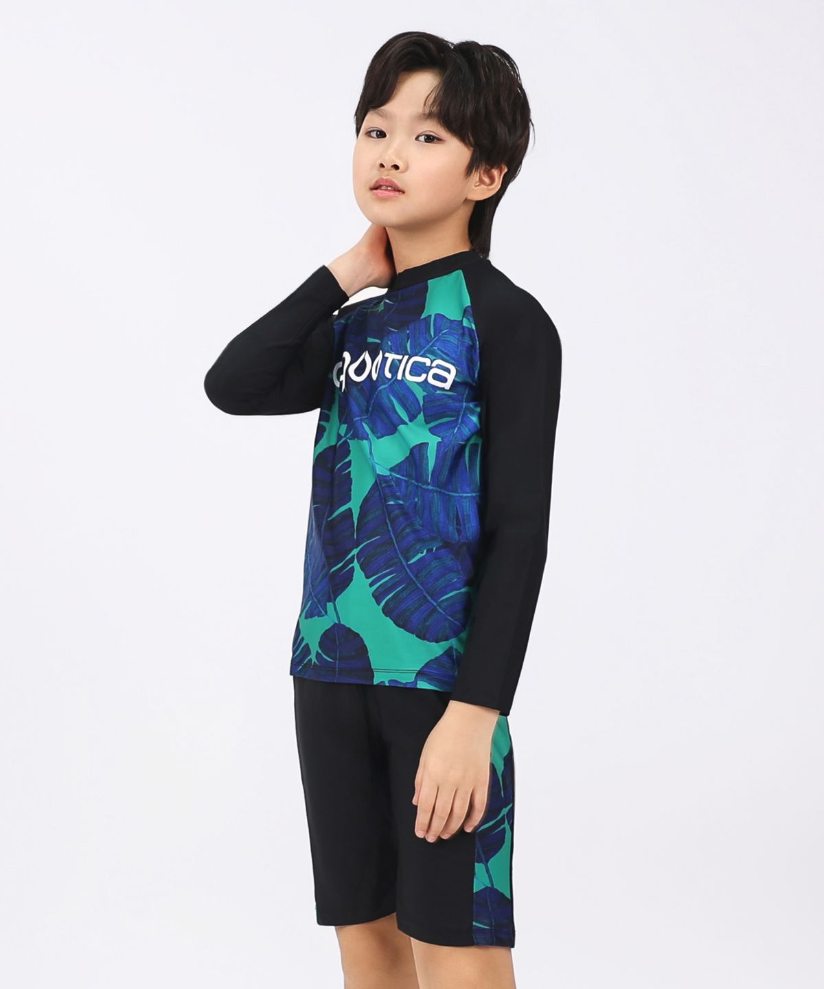 아쿠아티카(AQUATICA) 아동 래쉬가드 AQA486 스판수모3종세트