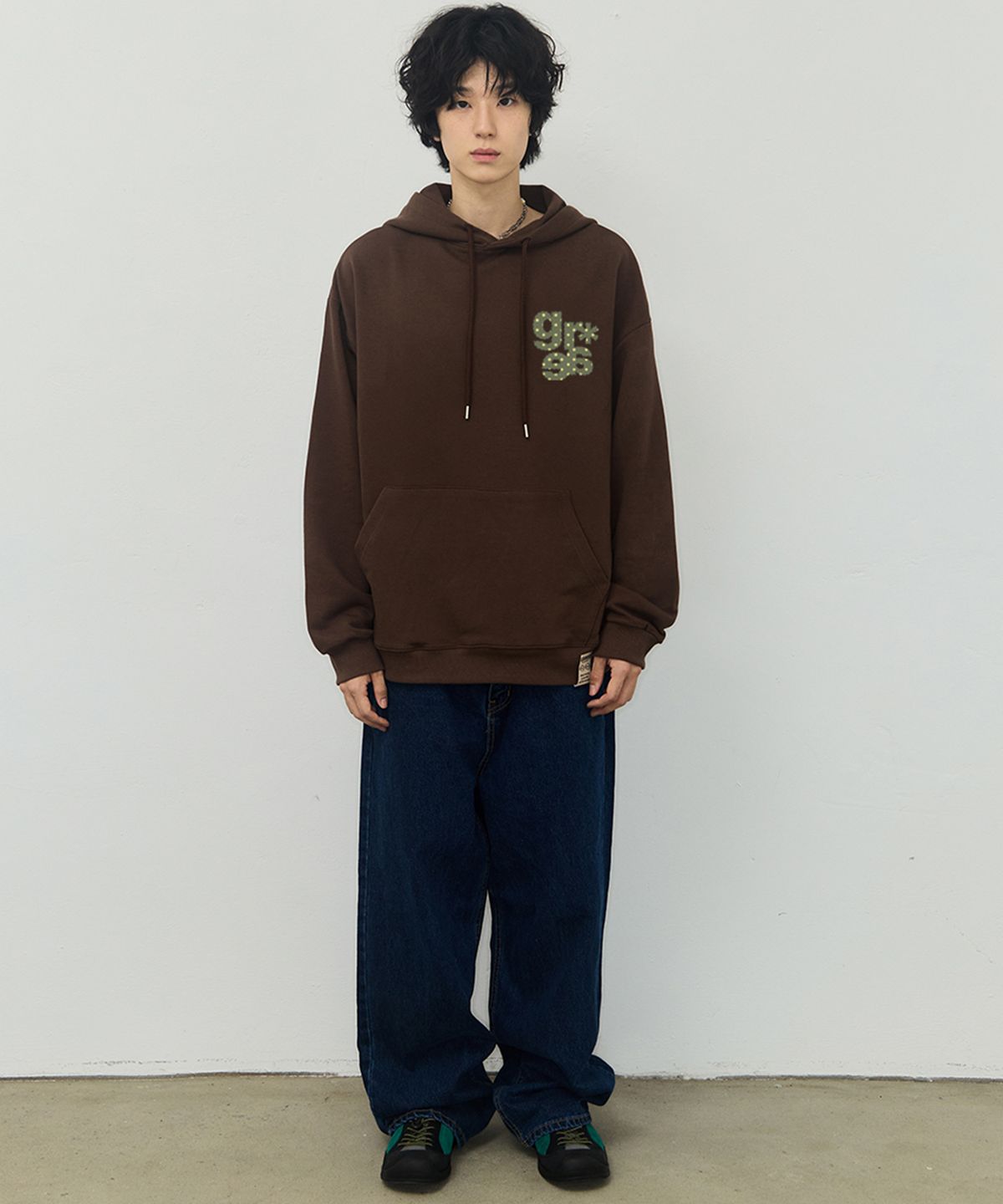 그레이버(GRAVER) [UNISEX]스몰 GRAE-S DOT 후드티_4color