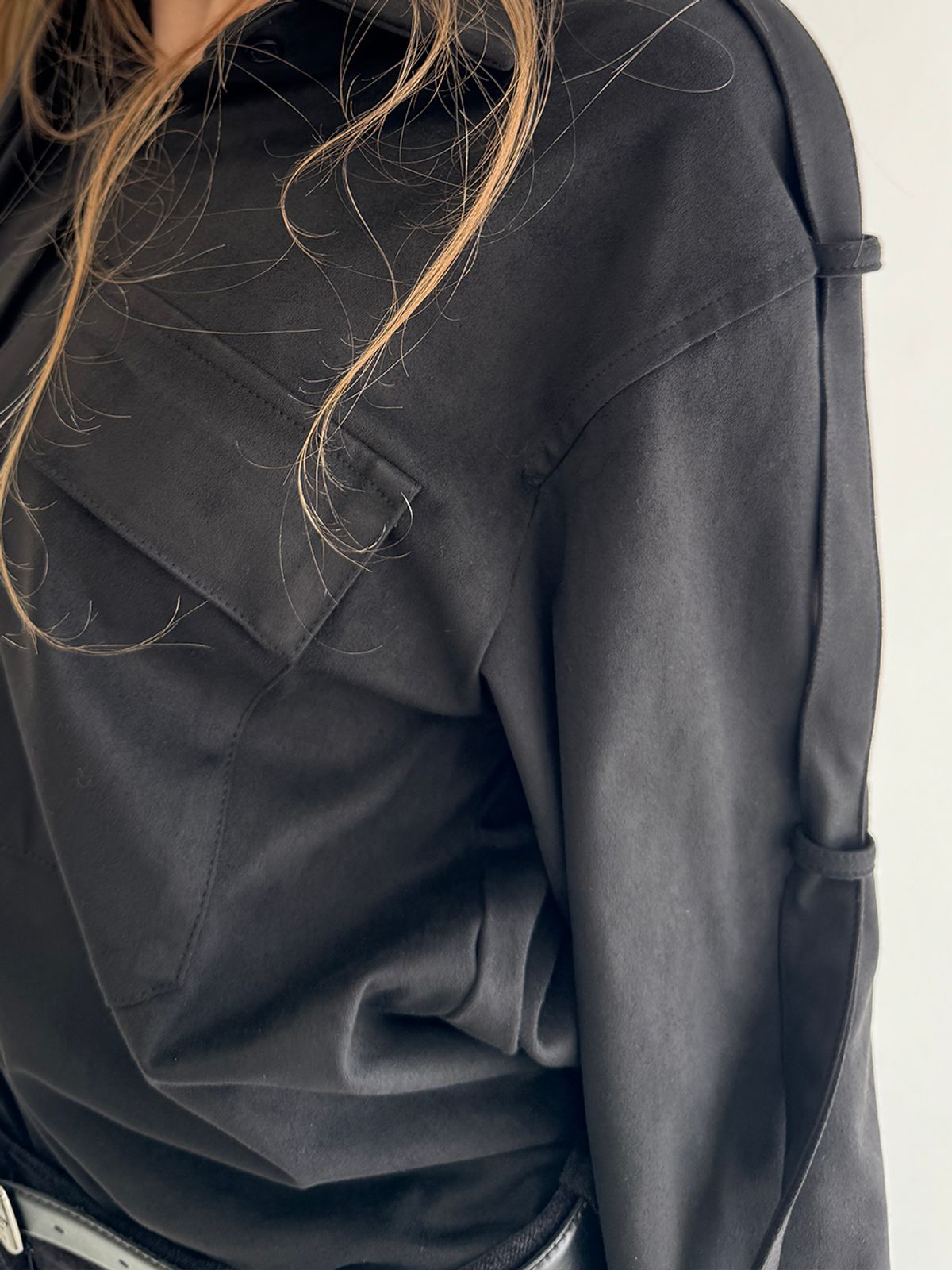 더엔엘(THE N:L) 스웨이드 뷰 셔츠 -[2colors]