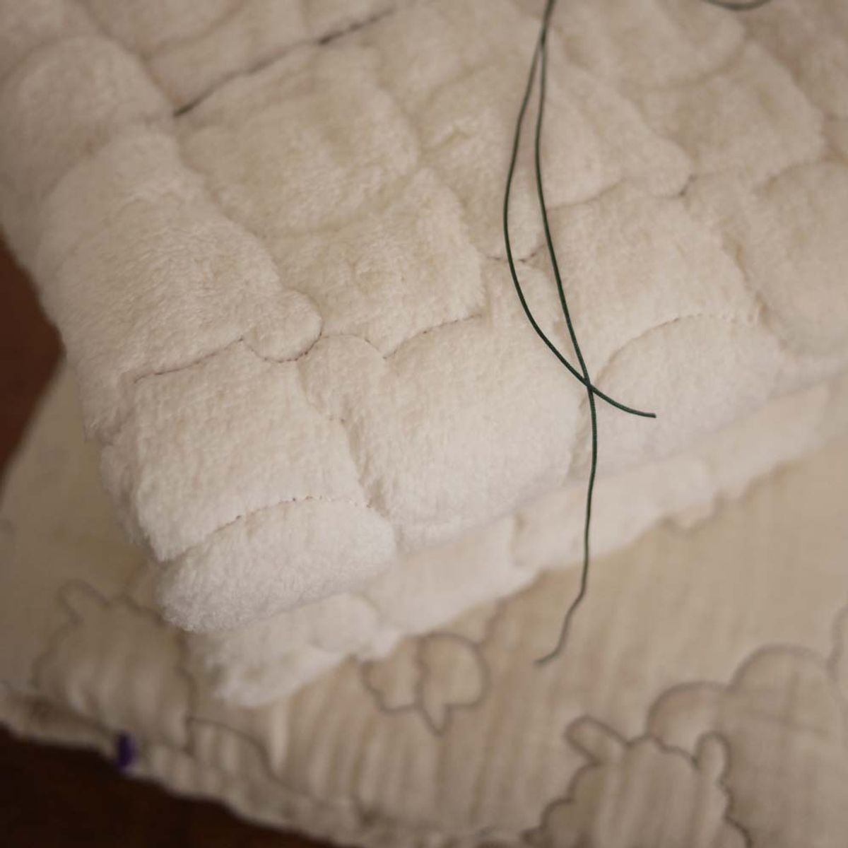 봄봄패브릭스(BOMBOM FABRICS) Gauze & Fleece Bear winter blanket