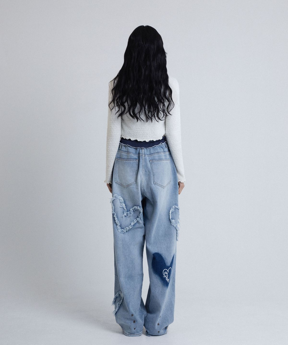 노브포에티(NOVE POETI) HEART DENIM 하트 데님