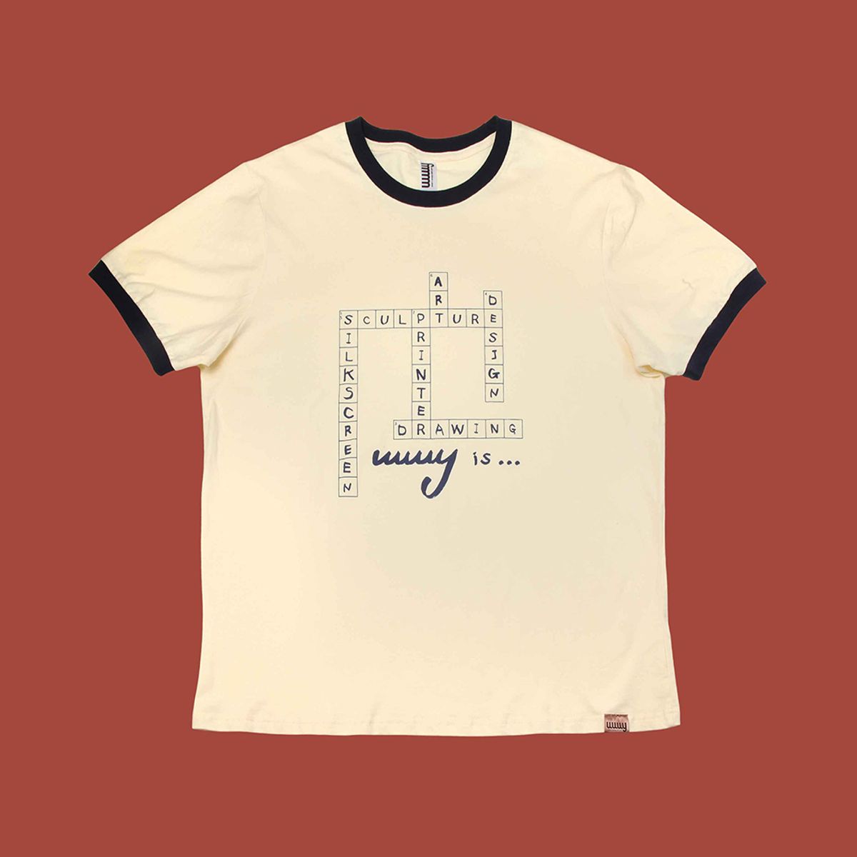 따따따와(WWWY) [WWWY]따따따와 낱말퍼즐 링거 티셔츠(2colors)