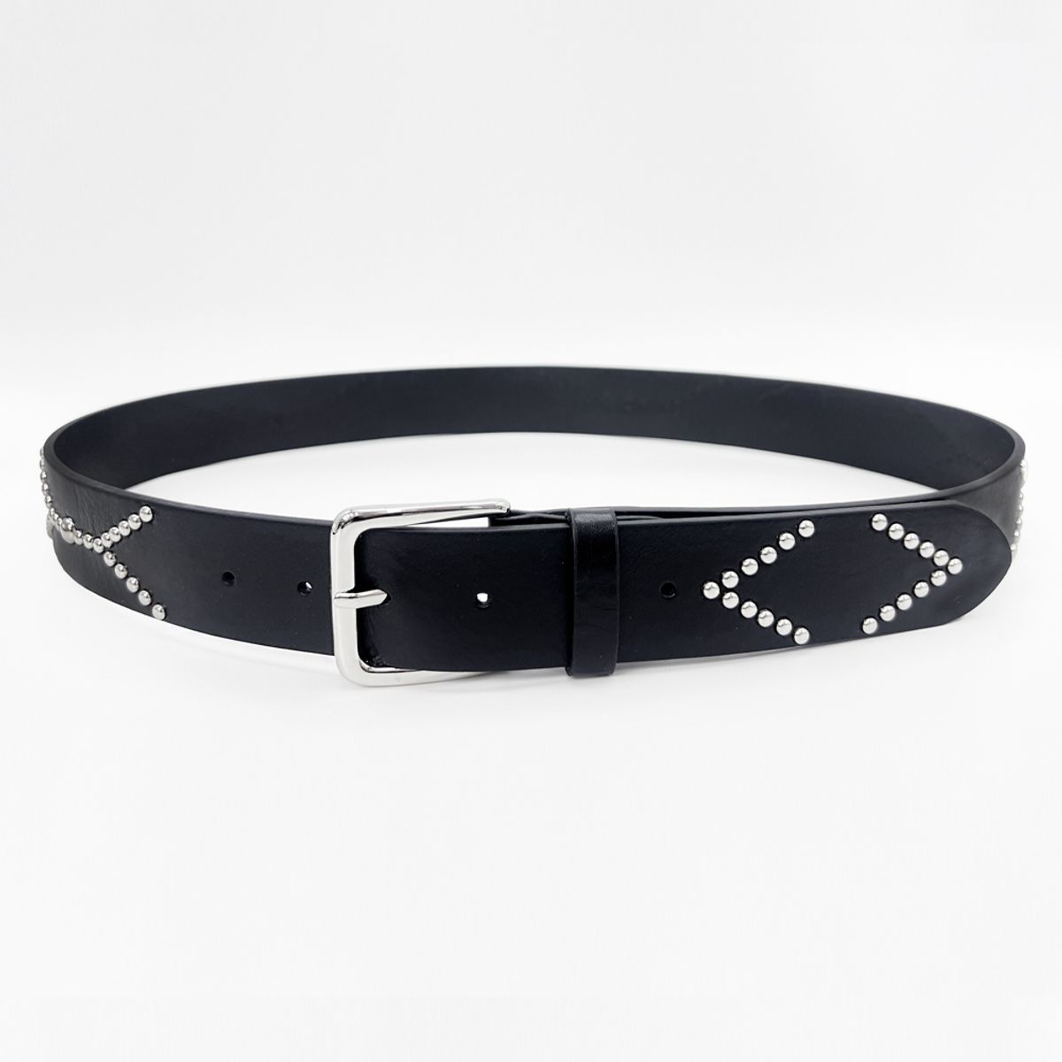 메종마스터(MAISON MASTER) xx stud belt  xx 스터드 벨트 ( (ITALY LEATHER)