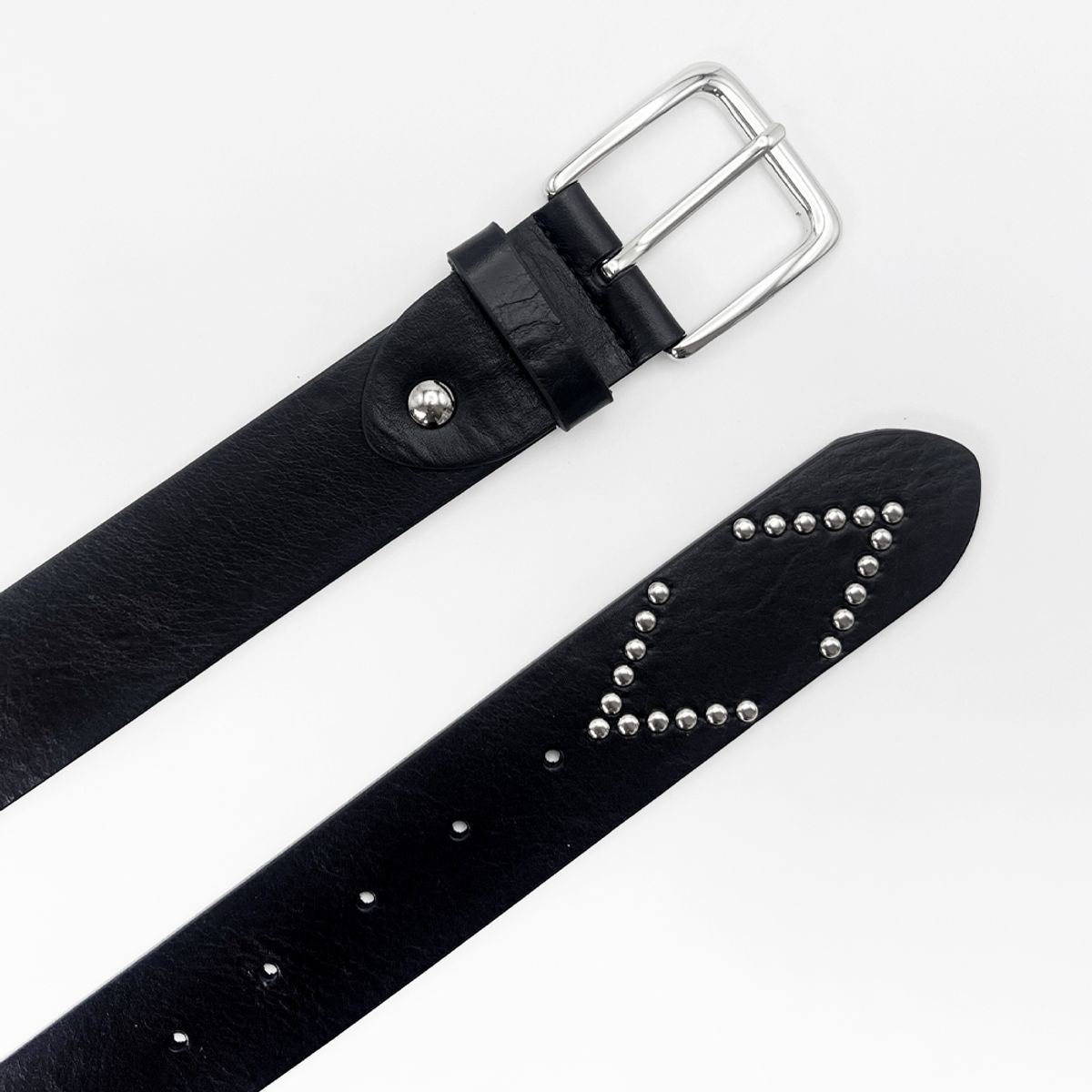 메종마스터(MAISON MASTER) xx stud belt  xx 스터드 벨트 ( (ITALY LEATHER)