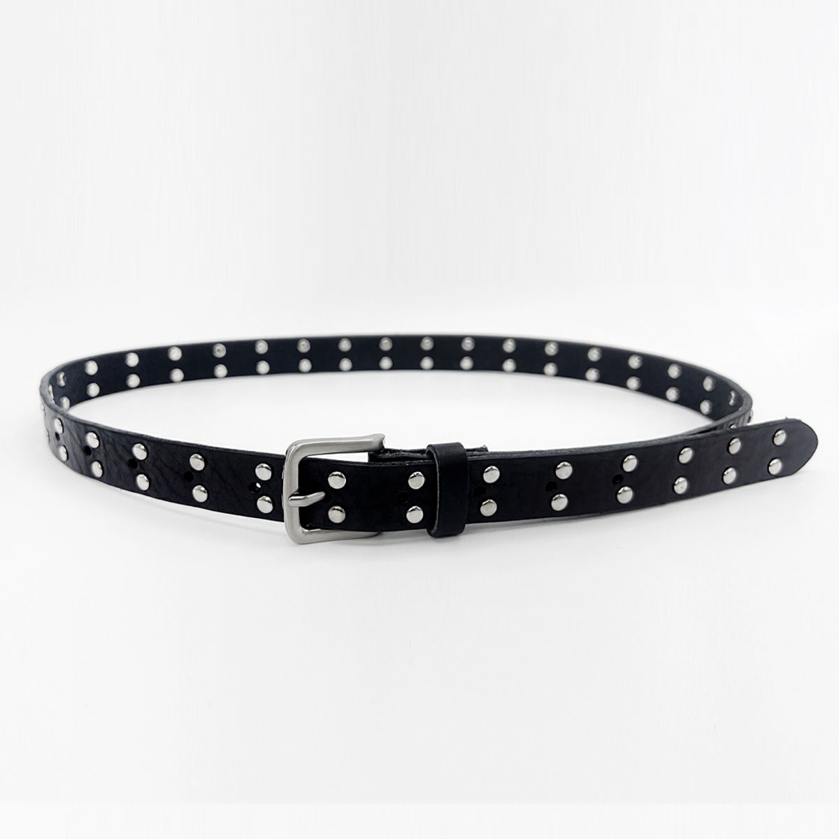 메종마스터(MAISON MASTER) slim double row belt  슬림 더블 로우 벨트 (ITALY LEATHER)