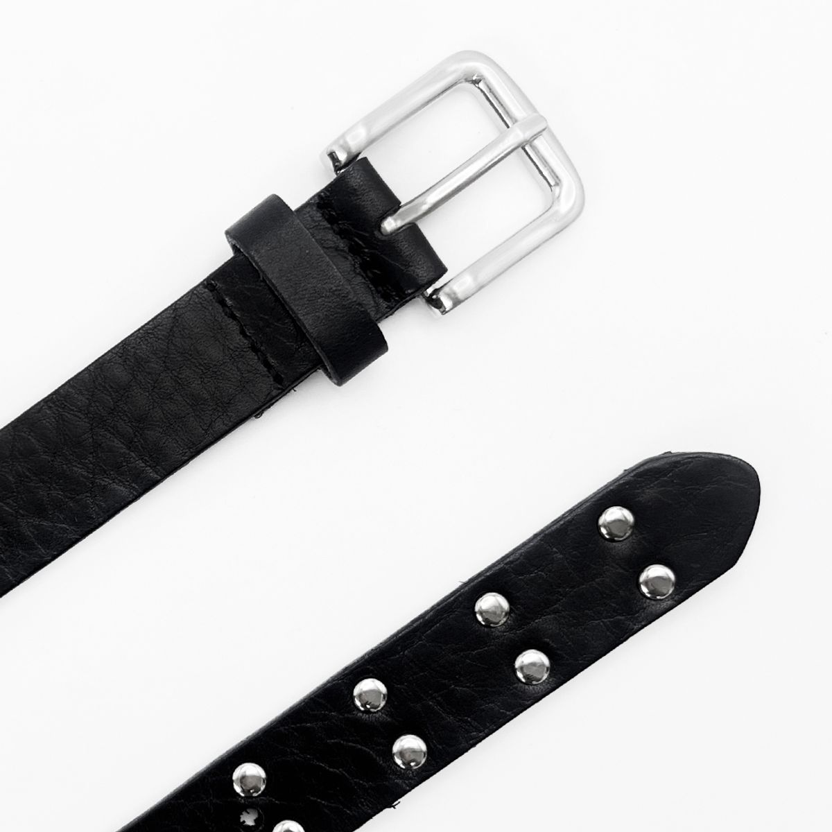 메종마스터(MAISON MASTER) slim double row belt  슬림 더블 로우 벨트 (ITALY LEATHER)