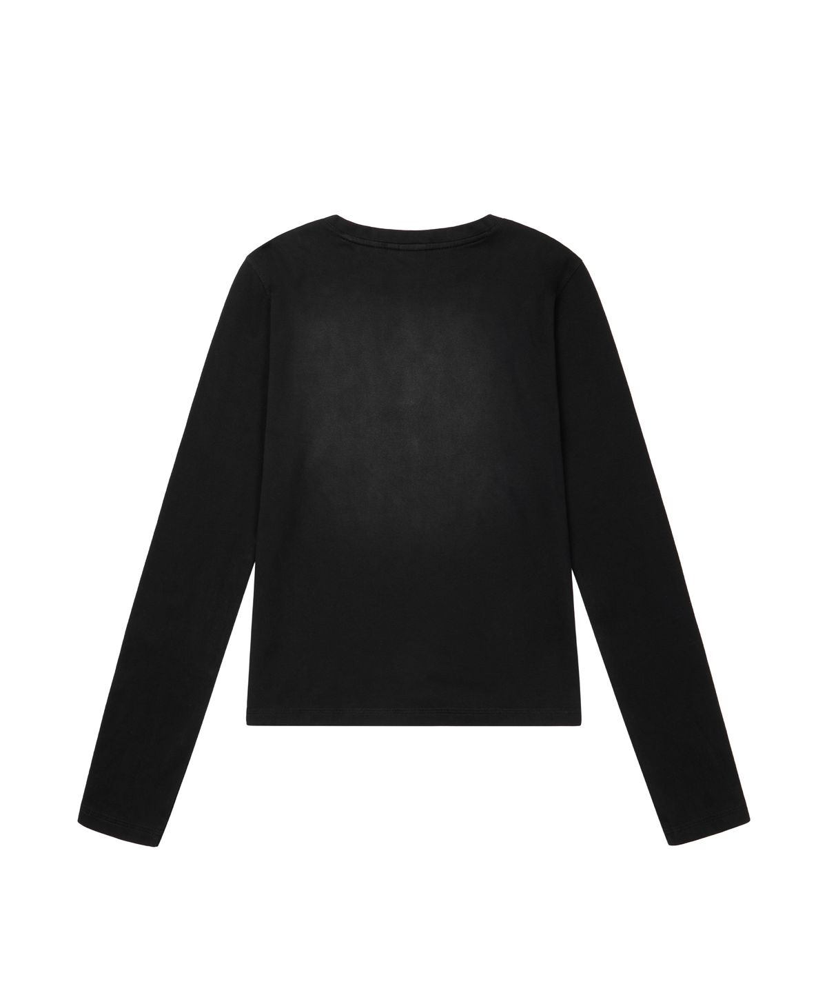 아캄(AAKAM) Button Lettering Long Sleeve (Black)