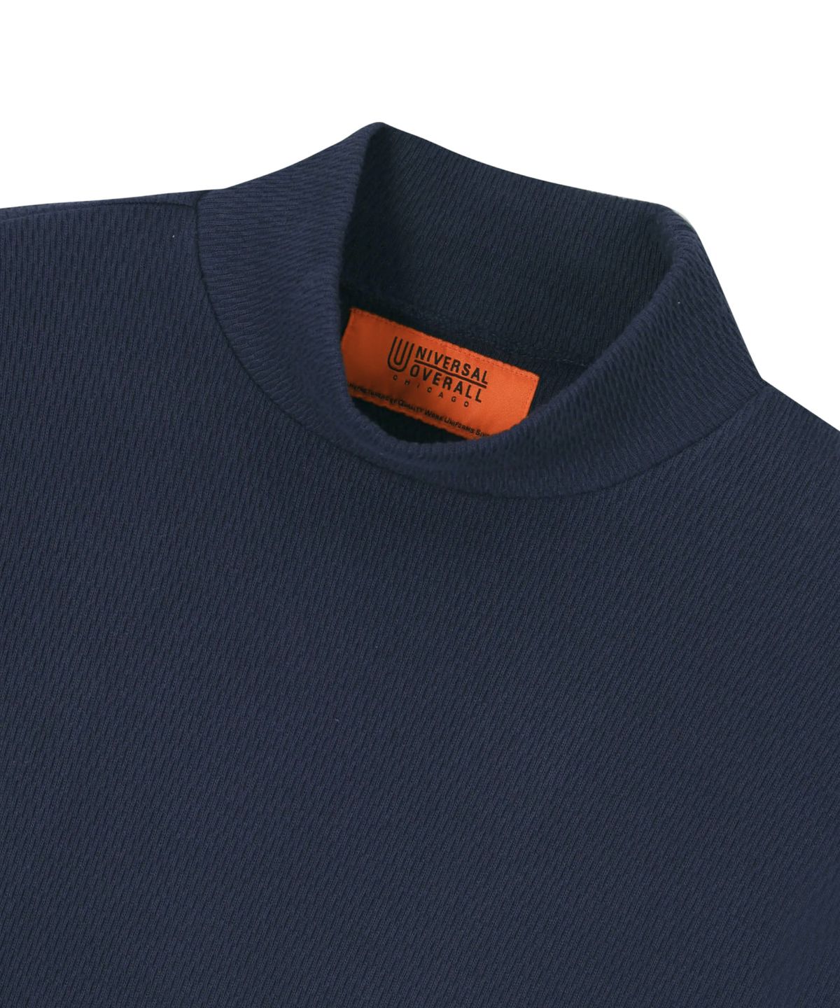 유니버셜 오버롤(UNIVERSAL OVERALL) U.O X SLICK AND EASY WAFFLE JOBS TEE NAVY