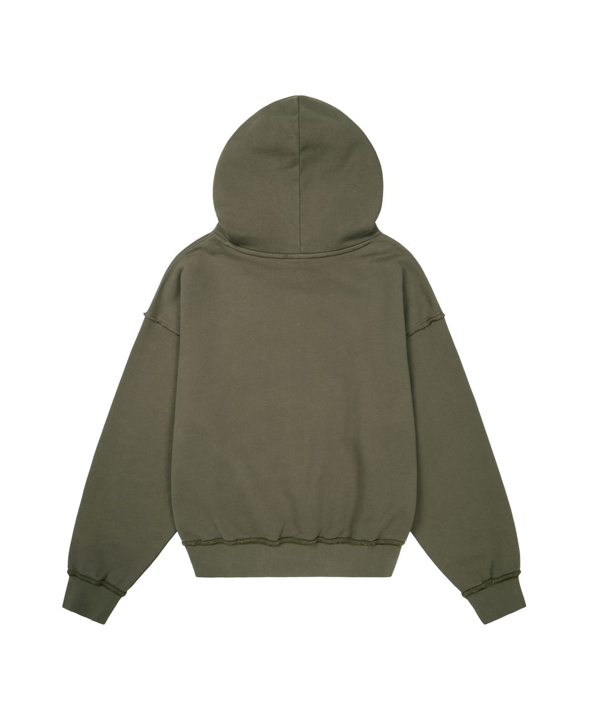 아캄(AAKAM) Buttoned Patch Hoodie (Khaki)