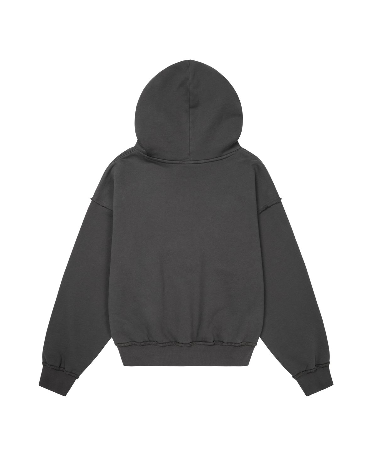 아캄(AAKAM) Buttoned Patch Hoodie (Black)