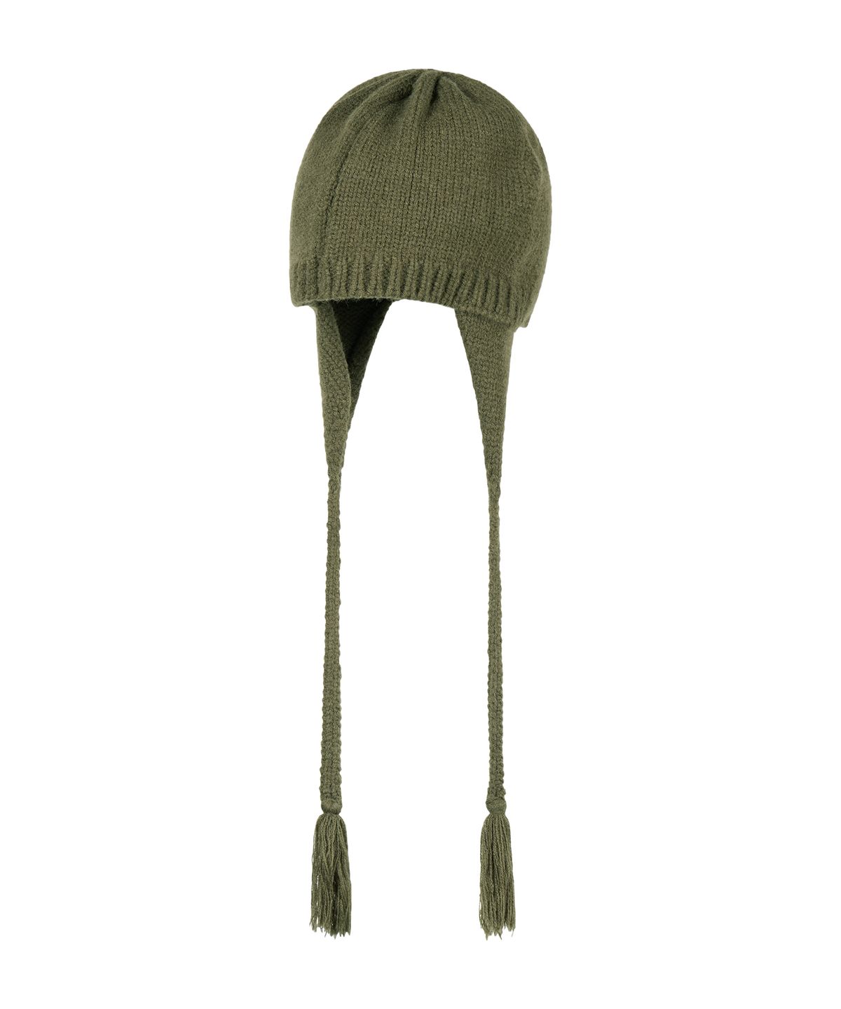 아캄(AAKAM) Knitted Earflap Beanie (Khaki)