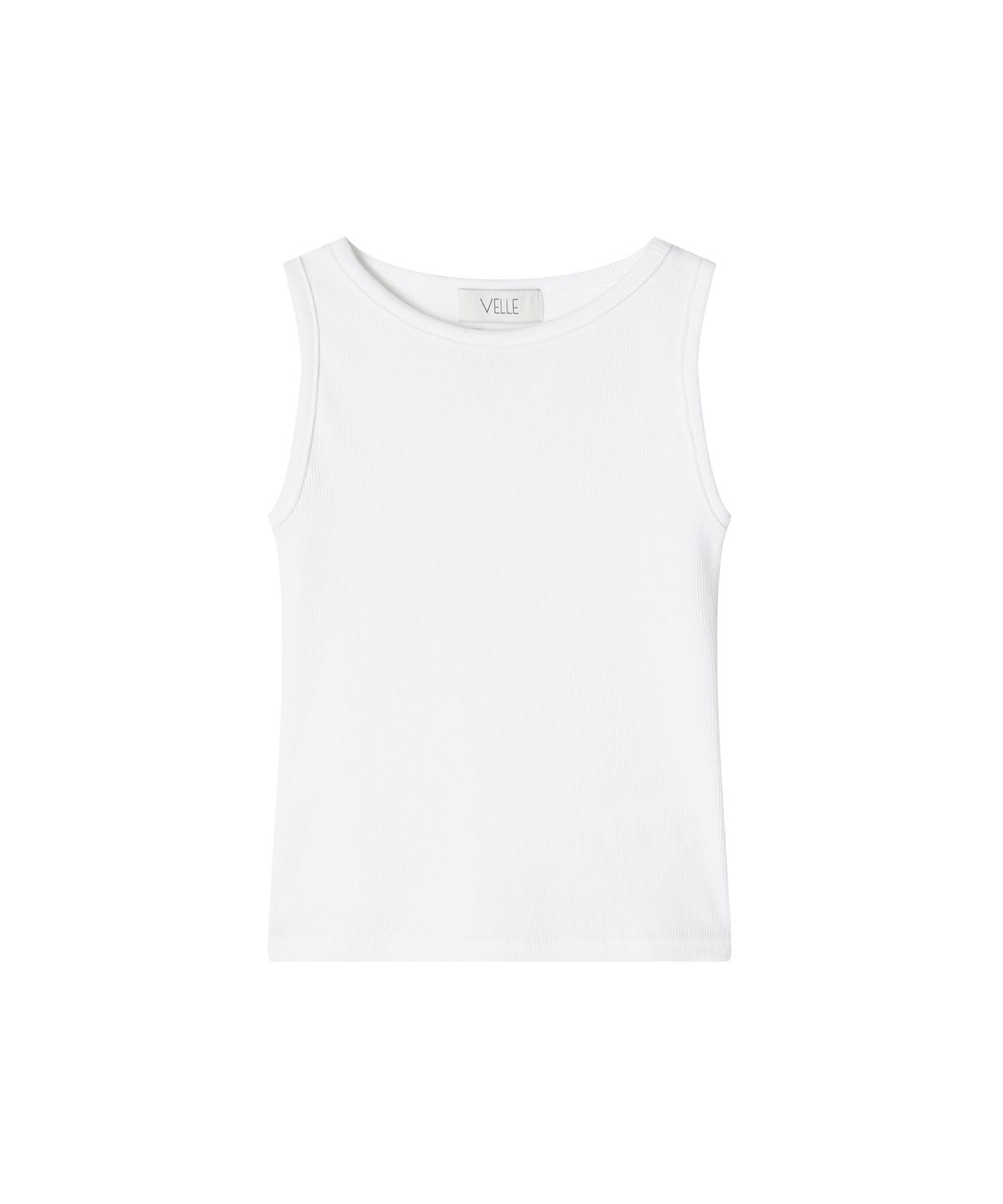 벨르(VELLE) VELLE Symbol Sleeveless Top_White